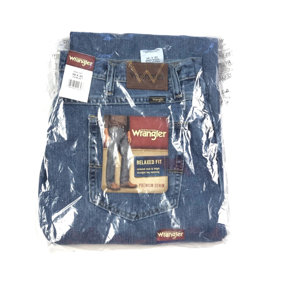 Wrangler Relaxed Fit Premium Denim Jeans New